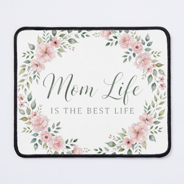 Item preview, Mom Life Is The Best Life Shirt, Floral Wreath Mother's Day T-Shirt designed and sold by AdliUltra.