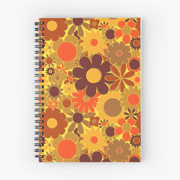 Item preview, Funky Daisy Floral in Electric Orange designed and sold by YesterdayColl.