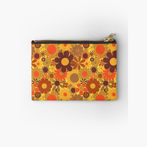 Item preview, Funky Daisy Floral in Electric Orange designed and sold by YesterdayColl.