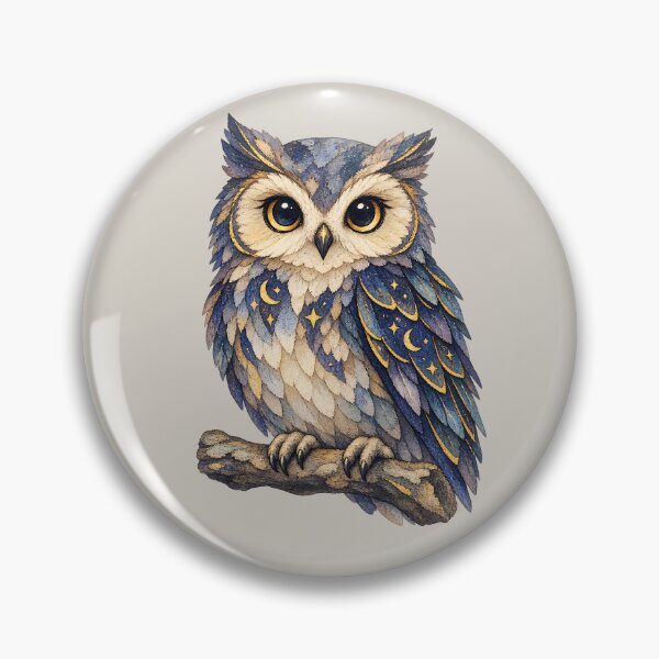 Item preview, Celestial Owl with Jewel-Toned Wings designed and sold by  MAD's Recreation Studio.
