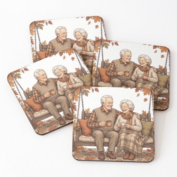 Item preview, Grandparents Sitting On A Porch Swing - Nostalgic Design designed and sold by larbimalki.