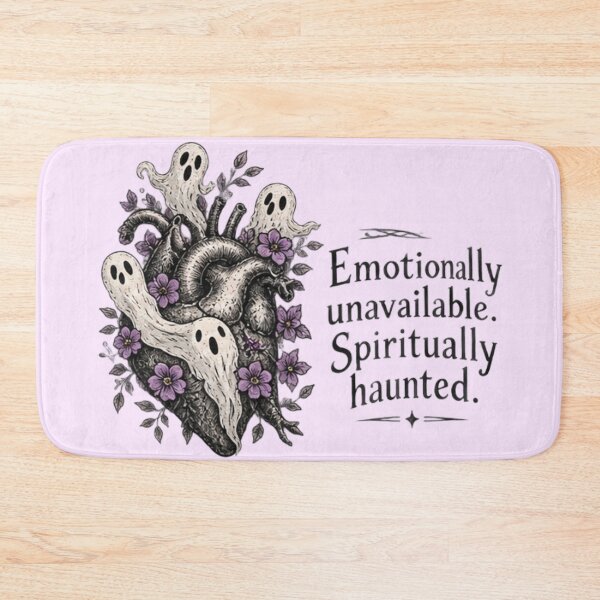 Item preview, Haunted Heart – Emotionally Unavailable, Spiritually Haunted Halloween Design designed and sold by doorzz.