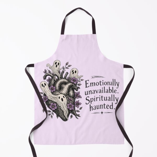 Item preview, Haunted Heart – Emotionally Unavailable, Spiritually Haunted Halloween Design designed and sold by doorzz.