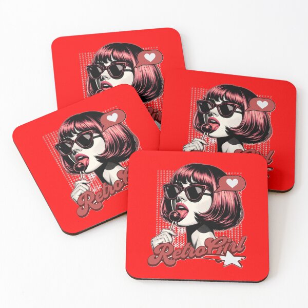 Item preview, Retro Girl Pop Art | Vintage Comic Aesthetic & Lollipop designed and sold by DaniStone22.