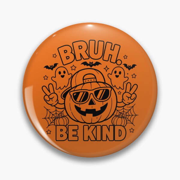 Item preview, Bruh Be Kind Halloween Pumpkin Funny Retro Halloween Shirt designed and sold by nivadaofficiel2.