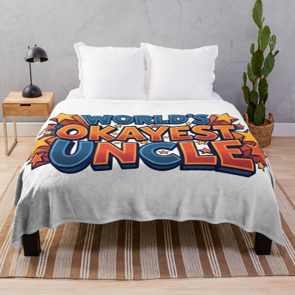 Item preview, Typography World's Okayest Uncle Bold Humorous - Humor Design designed and sold by larbimalki.