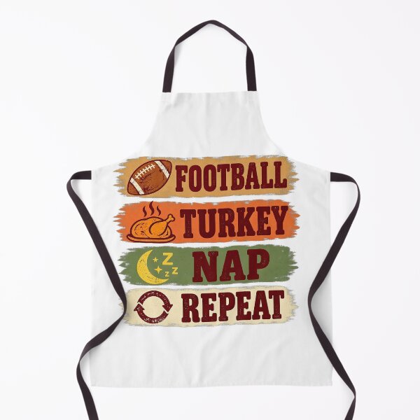 Item preview, Football Turkey Nap Repeat Thanksgiving Vintage Graphic designed and sold by YAWO-PAE.