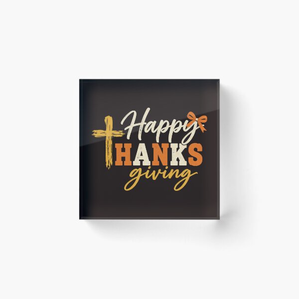Item preview, Happy Thanksgiving Cross Christian Faith Retro Graphic designed and sold by YAWO-PAE.