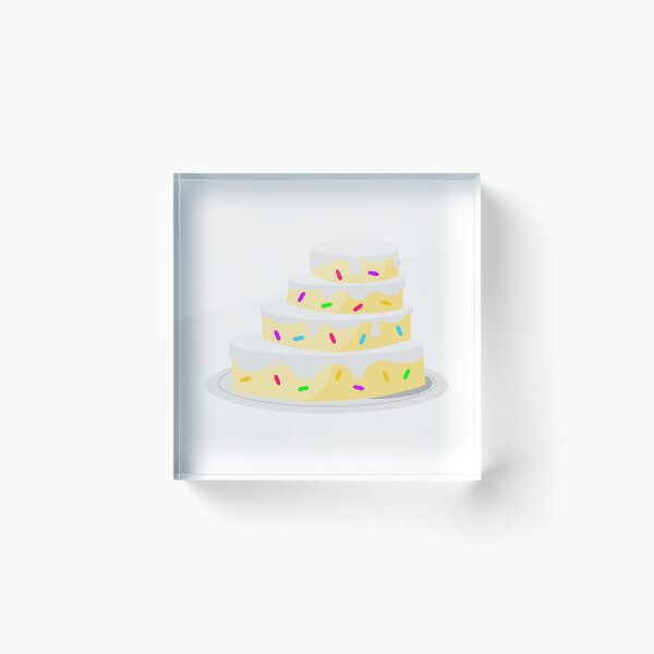 Item preview, Funfetti Layered Cake  designed and sold by HarveyHandcraftsandDesigns.