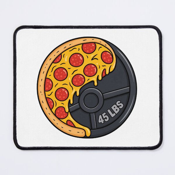 Item preview, Pizza & Fitness Yin Yang designed and sold by wingoo22.