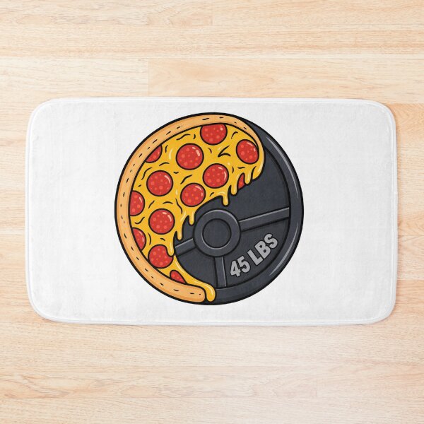 Item preview, Pizza & Fitness Yin Yang designed and sold by wingoo22.