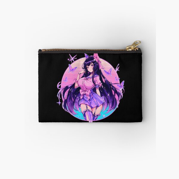 Item preview, Anime Catgirl Illustration, Neon Pastel Kawaii Aesthetic designed and sold by NovaBlossomCo.