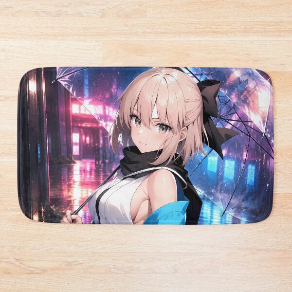 Item preview, Okita Souji Fate Grand Order Neon Rain Night designed and sold by mildaclairmo.
