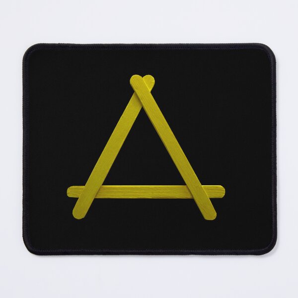 Item preview, Yellow Triangle Geometry Fun designed and sold by KeksWorkroom.