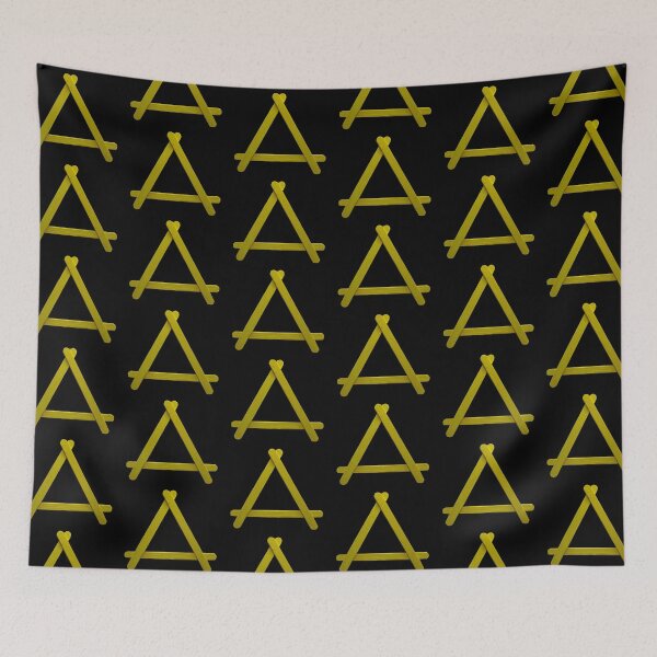 Item preview, Yellow Triangle Geometry Fun designed and sold by KeksWorkroom.
