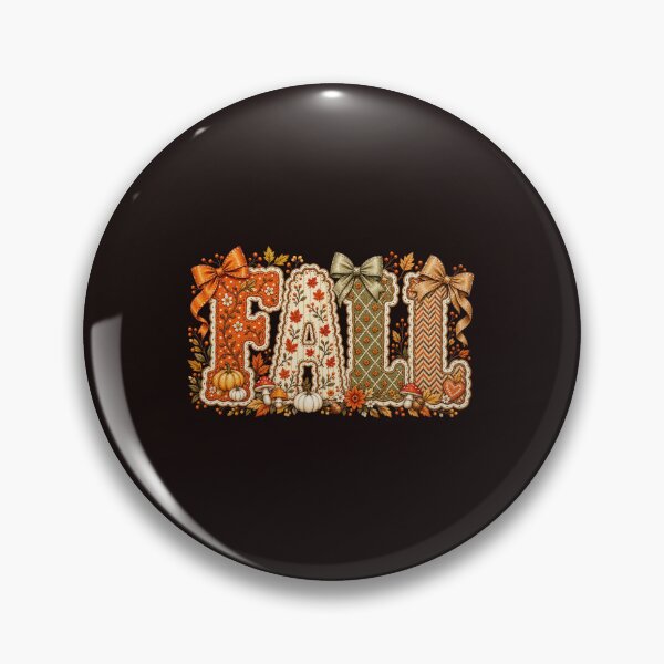 Item preview, Fall Embroidered Letters With Coquette Bows And Pumpkins Aesthetic designed and sold by YAWO-PAE.
