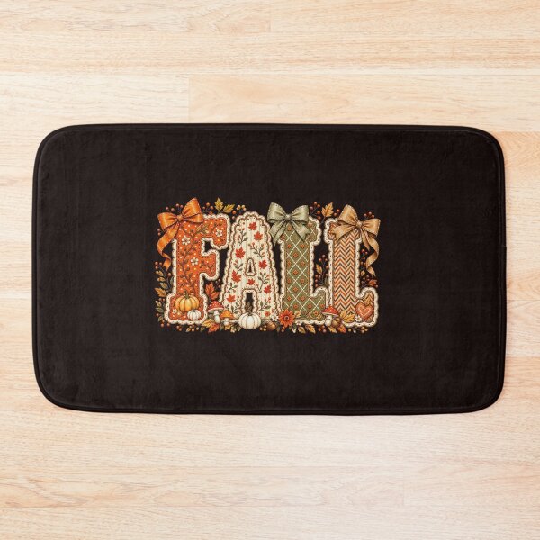 Item preview, Fall Embroidered Letters With Coquette Bows And Pumpkins Aesthetic designed and sold by YAWO-PAE.