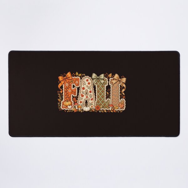 Item preview, Fall Embroidered Letters With Coquette Bows And Pumpkins Aesthetic designed and sold by YAWO-PAE.