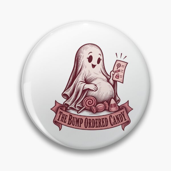 Item preview, The Bump Ordered Candy - Funny Pregnant Halloween Ghost designed and sold by AMICO77.