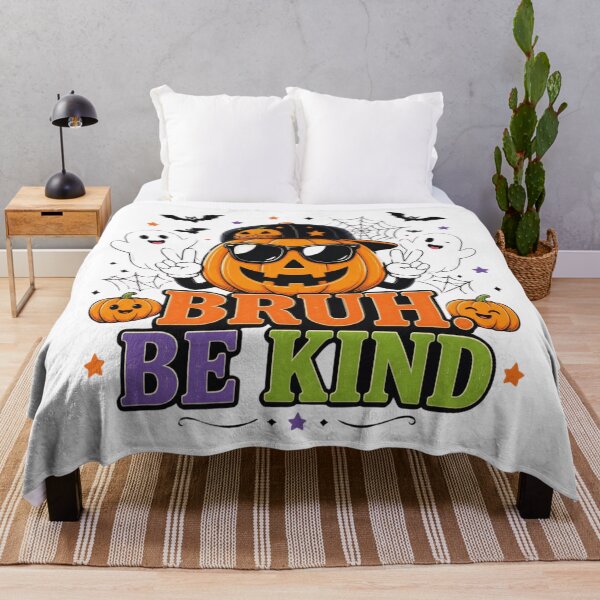Item preview, Bruh Be Kind Halloween Pumpkin Funny Retro Halloween Shirt designed and sold by nivadaofficiel2.