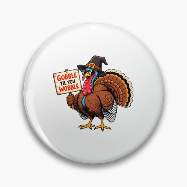 Item preview, Gobble Til You Wobble Turkey Sunglasses Funny Thanksgiving designed and sold by YAWO-PAE.