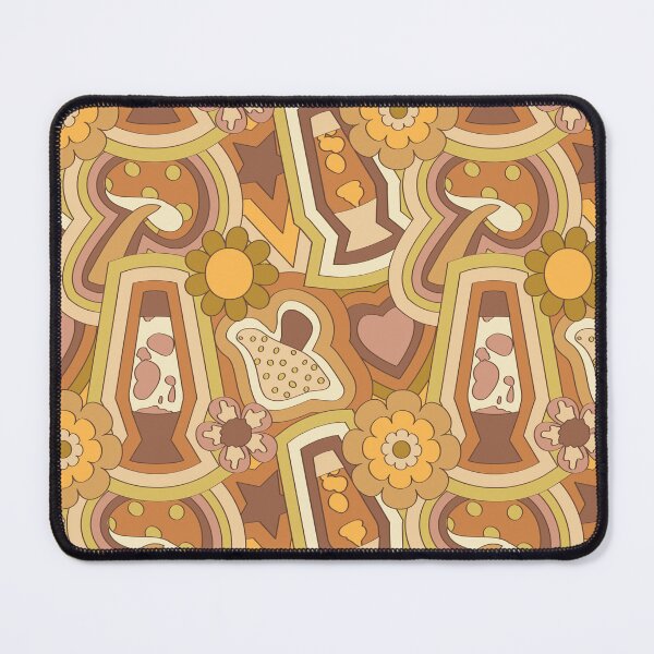 Item preview, Psychedelic 60's Nostalgia in Neutral Goldenrod designed and sold by YesterdayColl.