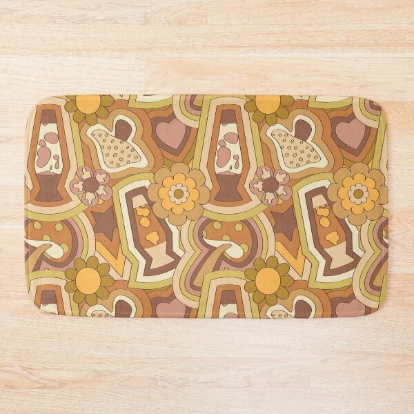 Item preview, Psychedelic 60's Nostalgia in Neutral Goldenrod designed and sold by YesterdayColl.