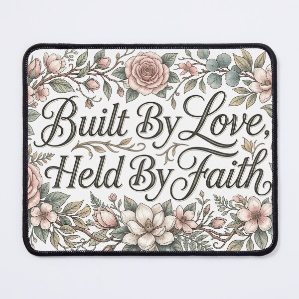 Item preview, Typography Built By Love, Held By - Faith Design designed and sold by larbimalki.