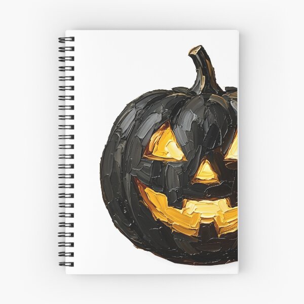 Item preview, Copy of I Shine for You Black Jack O Lantern Halloween Oil Painting Art designed and sold by BrainConstip.