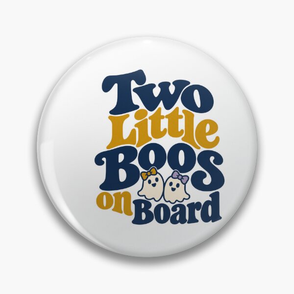Item preview, Two Little Boos on Board - Twin Halloween Pregnancy designed and sold by AMICO77.