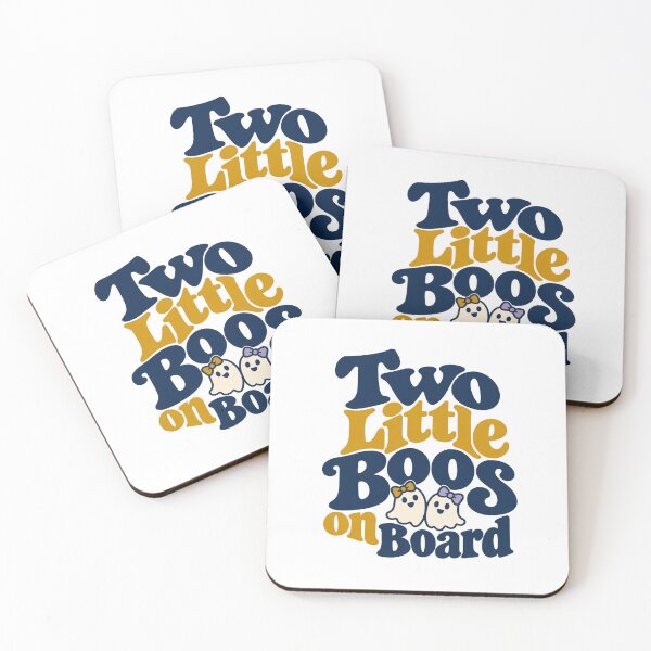 Item preview, Two Little Boos on Board - Twin Halloween Pregnancy designed and sold by AMICO77.