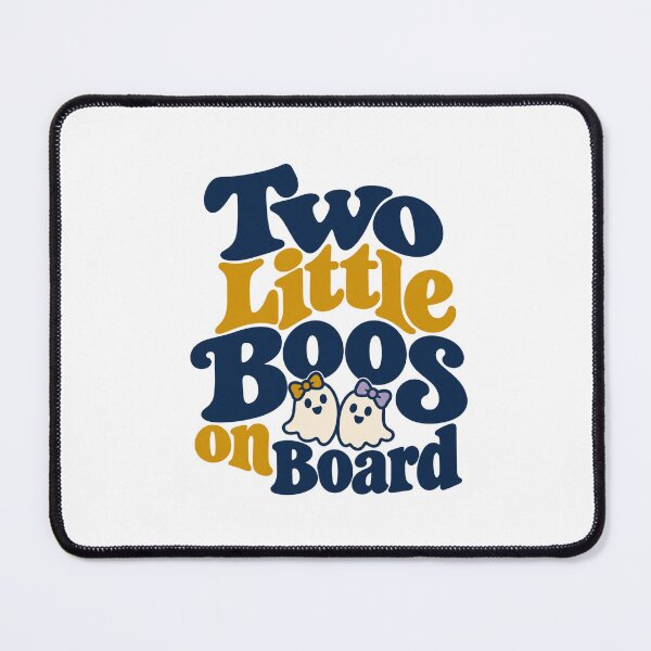 Item preview, Two Little Boos on Board - Twin Halloween Pregnancy designed and sold by AMICO77.