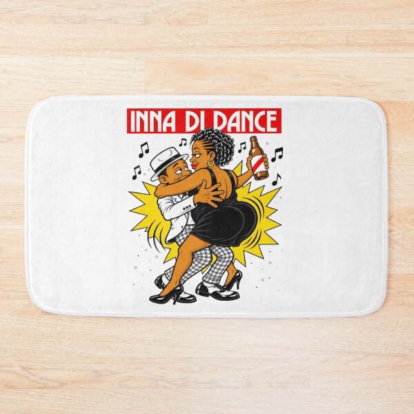Item preview, Inna Di Dance Reggae Couple Dancing Caricature designed and sold by BASS-CULTURE.
