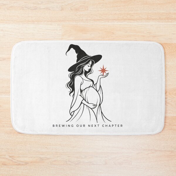 Item preview, Brewing Our Next Chapter - Pregnant Halloween Witch designed and sold by AMICO77.