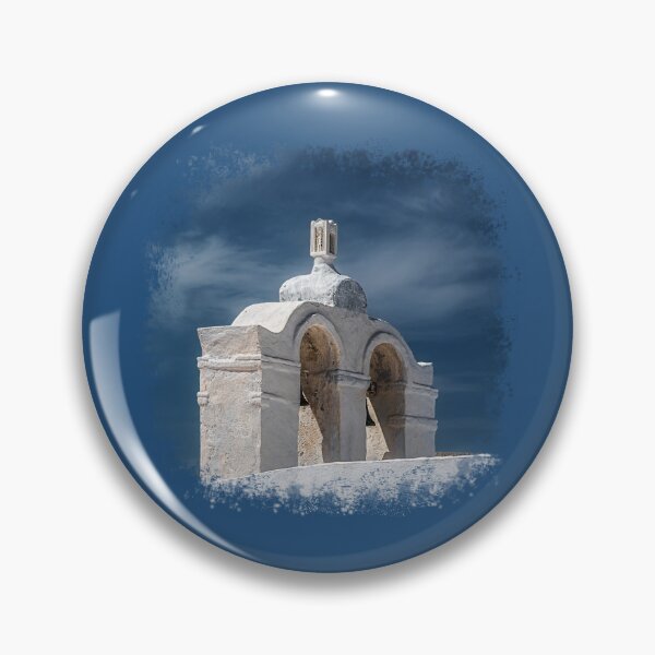 Item preview, Bell tower on Santorini designed and sold by ARTmanhART.