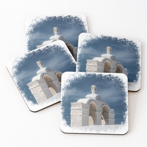 Item preview, Bell tower on Santorini designed and sold by ARTmanhART.