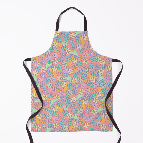 Item preview, Retro Country Mushrooms in Faded Pastel designed and sold by YesterdayColl.