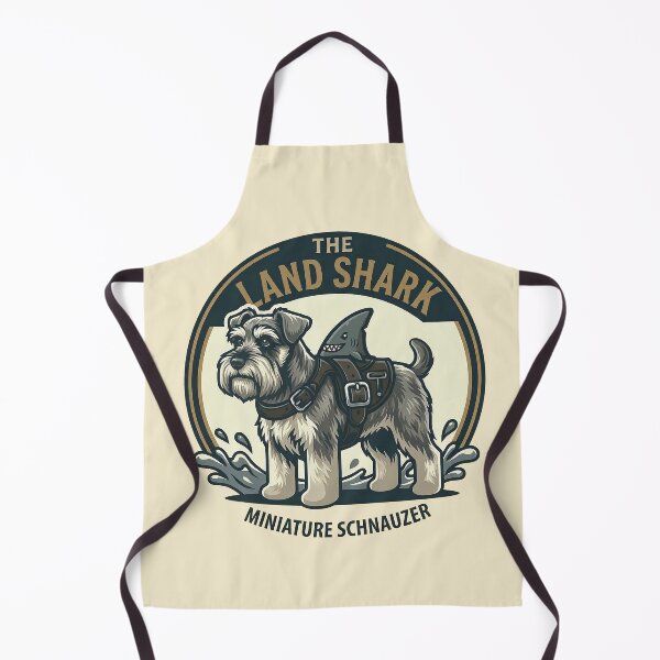 Item preview, The Land Shark - Miniature Schnauzer designed and sold by Vin  Zzep.