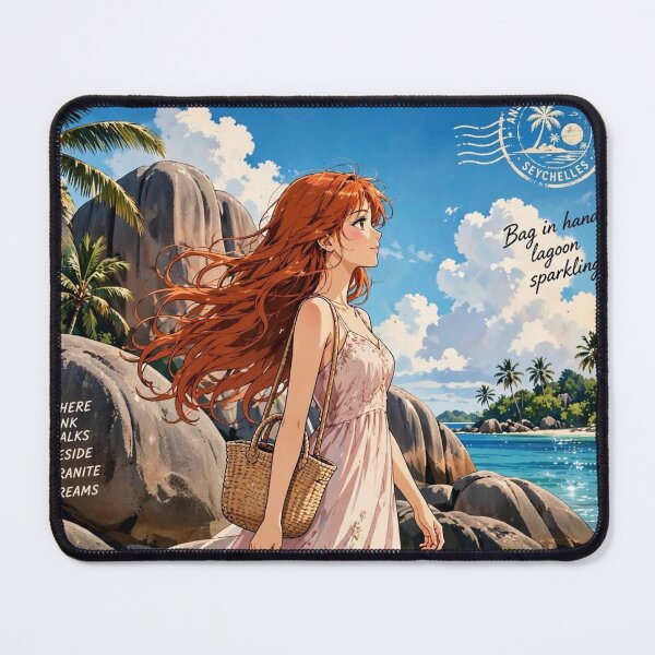 Item preview, Seychelles — Anse Source d’Argent — Granite by the Sea designed and sold by DibujandoPorfa.