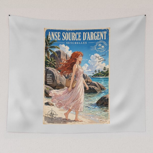 Item preview, Seychelles — Anse Source d’Argent — Granite by the Sea designed and sold by DibujandoPorfa.