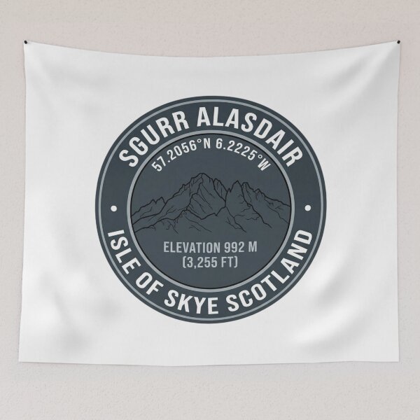 Item preview, Sgurr Alasdair Isle of Skye Scotland Cuillin Hills Munro Hiking designed and sold by jeshands.