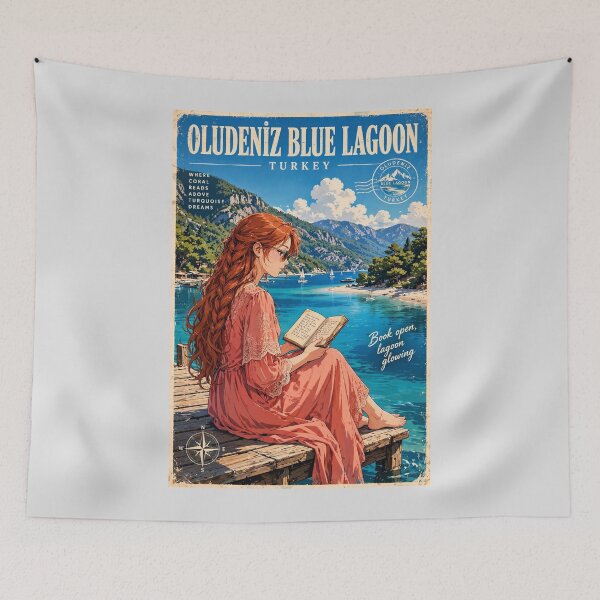 Item preview, Turkey — Ölüdeniz — Poetry by the Blue Lagoon designed and sold by DibujandoPorfa.