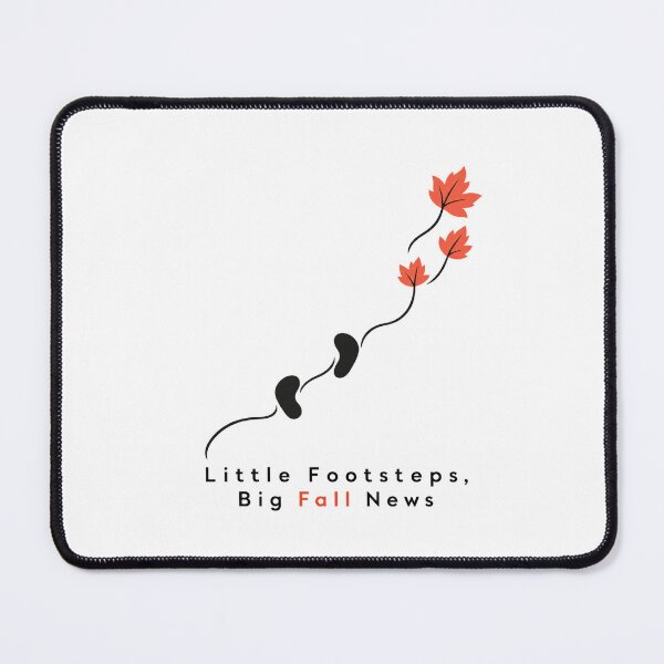 Item preview, Little Footsteps Big Fall News - Pregnancy Announcement designed and sold by AMICO77.
