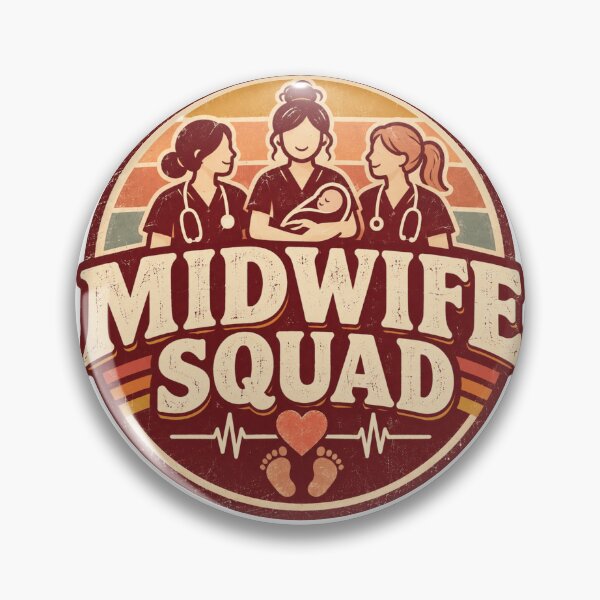 Item preview, Vintage Midwife Squad Birth Team Design designed and sold by fulldreamer2021.