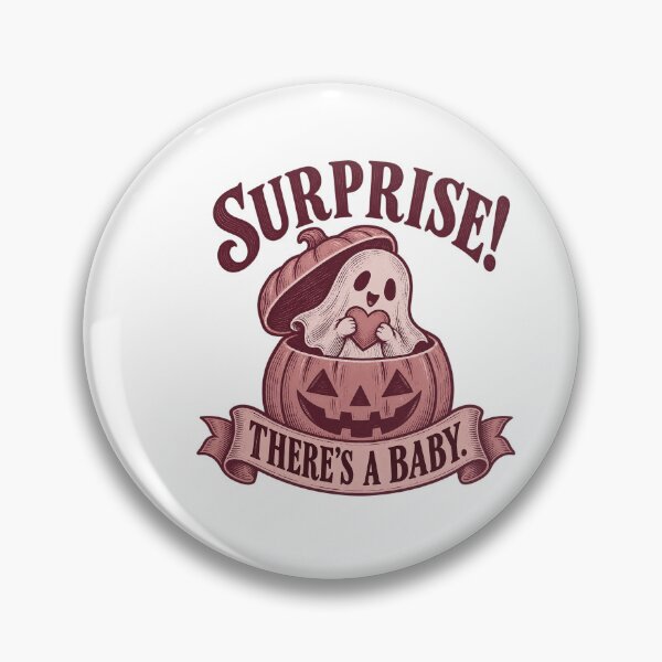 Item preview, Surprise There's a Baby - Halloween Pregnancy Reveal designed and sold by AMICO77.