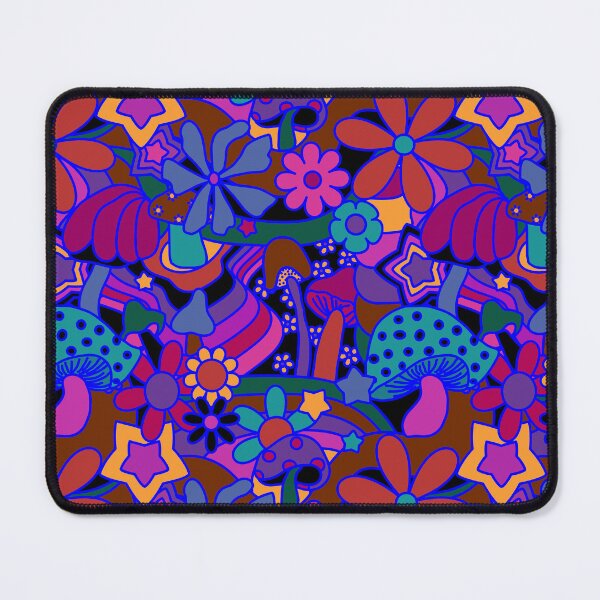 Item preview, 70's Psychedelic Garden in Jeweltone designed and sold by YesterdayColl.