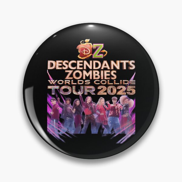 Item preview, Descendants Zombies Worlds Collide Tour 2025 designed and sold by CaroniCreatives.