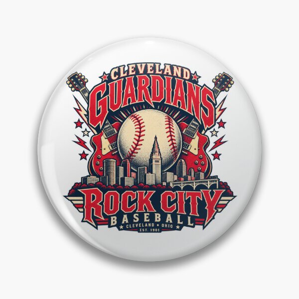 Item preview, Cleveland Guardians Rock City Baseball designed and sold by Dresut.
