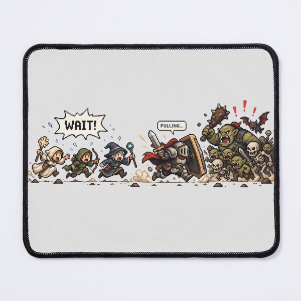 Item preview, Wait! The Tank Is Pulling - MMORPG Pixel Art designed and sold by ZirionEstudio.