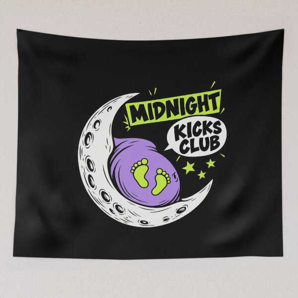 Item preview, Midnight Kicks Club - Halloween Pregnancy Moon designed and sold by AMICO77.